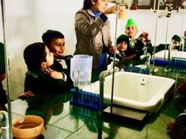 carolites_performing_various_science_experiments_in_the_einstein_room,_which_acts_as_the_schools_laboratory_!